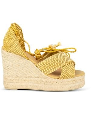 Castañer Espadrilles Becca Con Tacco - Metallizzato