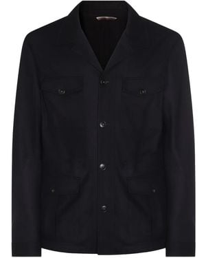 Canali Flap-Pocket Blazer - Black