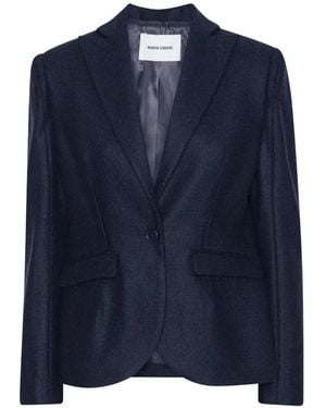 Henrik Vibskov Press Tailored Wool Blazer - Blue