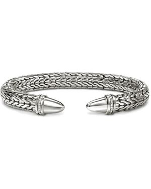 John Hardy Spear 50 Flex Cuff - White