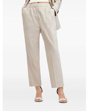 AllSaints Pantaloni Con Pieghe Frontali - Neutro