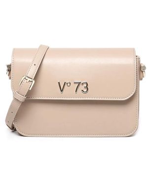 V73 ロゴ ショルダーバッグ - ナチュラル
