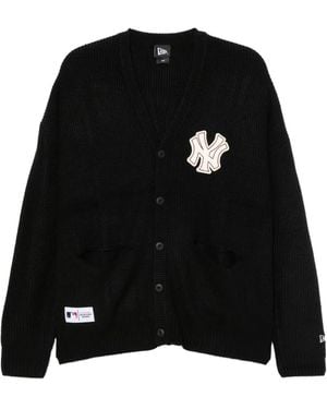 KTZ Cárdigan con parche del logo - Negro