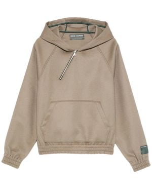 Reese Cooper Half-zip Knitted Hoodie - ナチュラル