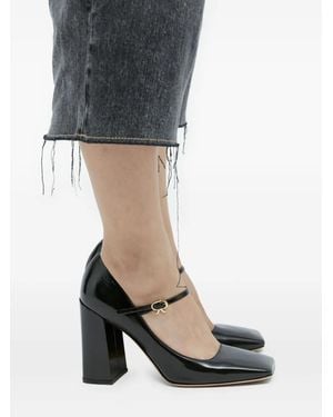 Gianvito Rossi Block-Heel Mary Jane Court Shoes - Black