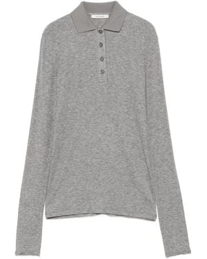 Entire studios Langärmeliges Poloshirt - Grau