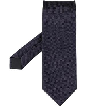 Tom Ford Corbata Con Motivo Micro - Azul