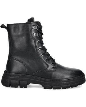 Marc O' Polo 35Mm Josy Lace-Up Lug-Sole Cambat Boots - Black