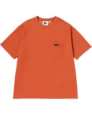 Gramicci T-Shirt À Imprimé Au Dos - Orange