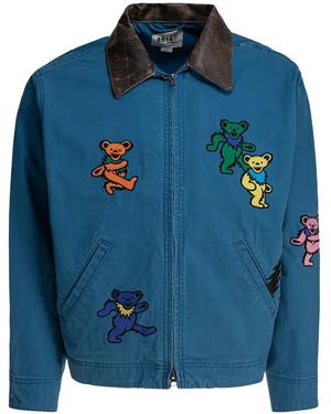 thisisneverthat Jacke mit Tanzbären - Blau