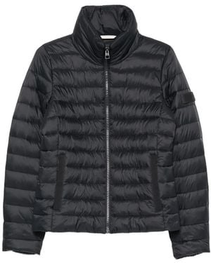 Marc O' Polo Quilted-Finish Funnel-Neck Jacket - Black