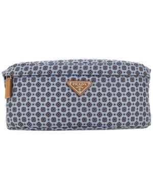 Prada Printed-Pattern Belt Bag - Grey