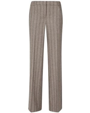 Kiltie Pinstriped Pants - Grey