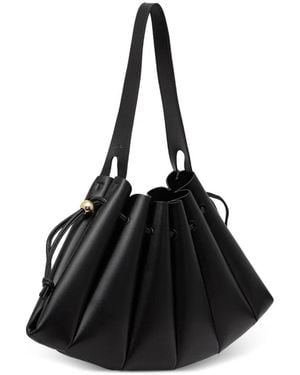 THEMOIRÈ Sac Port� �Paule Calipso Effet Pliss� - Noir