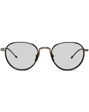 Thom Browne Titanium Round Sunglasses - Metallic