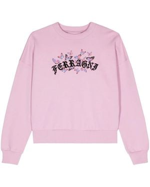 Chiara Ferragni バタフライプリント スウェットシャツ - ピンク