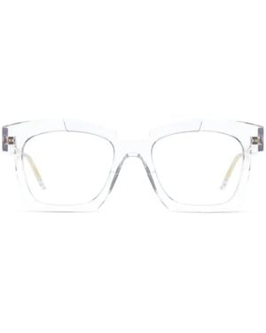 Kuboraum K5 Square-Frame Glasses - White