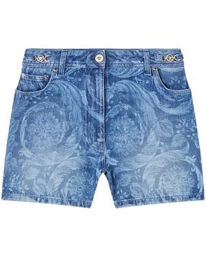 Versace Denim Shorts - Blue