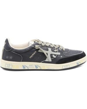 Premiata Basket Clay 6909 Lace-up Sneakers - グレー