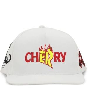 Cherry World Cappello Con Logo - Bianco