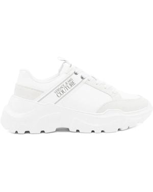 Versace Jeans Couture Speedtrack Logo-Print Chunky Sneakers - White