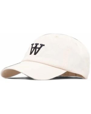 WOOD WOOD Casquette De Baseball Eli À Logo Brodé - Blanc