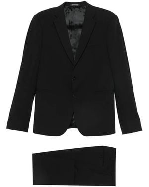Emporio Armani Notch-Lapel Suit - Black