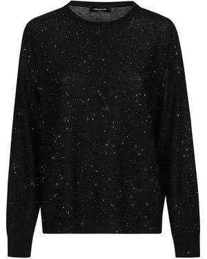 Fabiana Filippi Sequin-Embellished Wool Jumper - Black