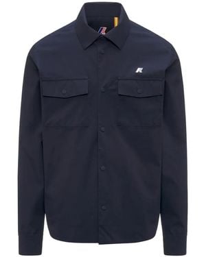 K-Way Umbert Overshirt - Blue