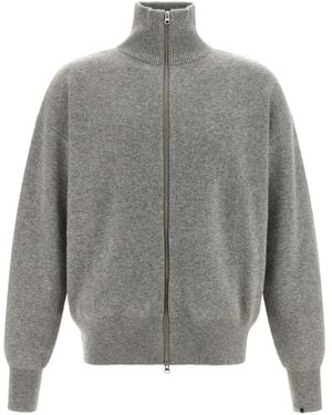 Extreme Cashmere N°319 Xtra Out Zip-Up Cardigan - Grey