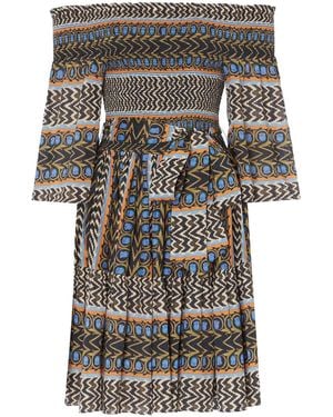 Temperley London Gia ミニドレス - グレー