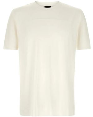 Thom Krom Geometric-Stitching T-Shirt - White