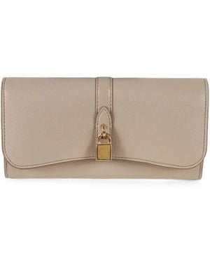 Stella McCartney Ryder Padlock-Detail Long Wallet - Grey