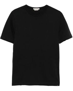 JW Anderson Embroidered-Anchor T-Shirt - Black