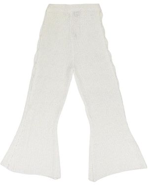 Eckhaus Latta Flared Trousers - White