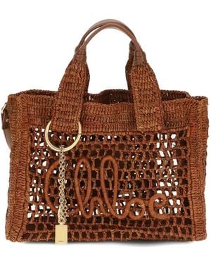 Chloé Kleine Summer Banana Handtasche - Braun