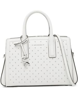 Michael Kors Small Lalia Tote Bag - White