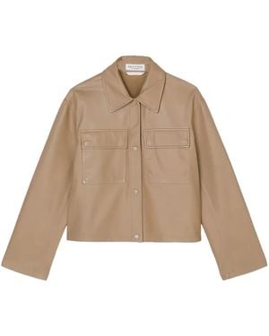 Marc O' Polo Giacca-Camicia Crop - Neutro