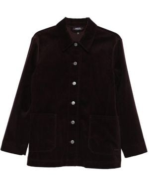 A.P.C. Corduroy Jacket - Black