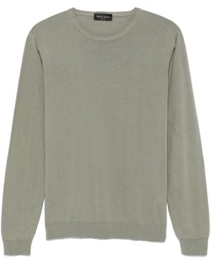 Roberto Collina ファインニット Tシャツ - グレー