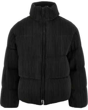 Emporio Armani ジップアップ パデッドジャケット - ブラック