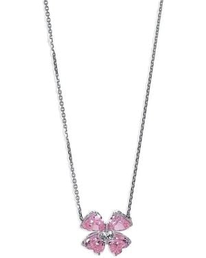 Fantasia by Deserio Clover Pendant Necklace - White