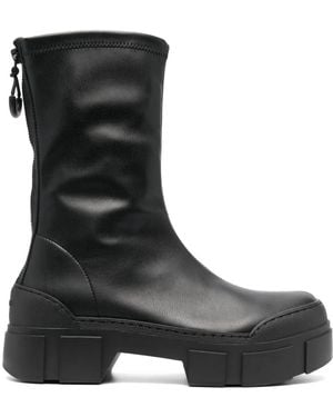 Vic Matié 50Mm Leather Ankle Boots - Black
