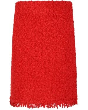 Fabiana Filippi Fringed Skirt - Red