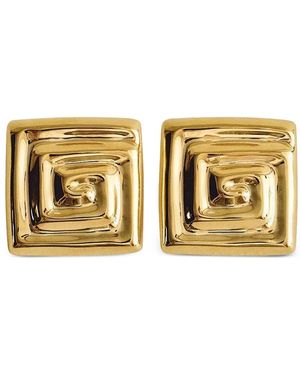 Louis Abel Uzu Square ピアス - メタリック