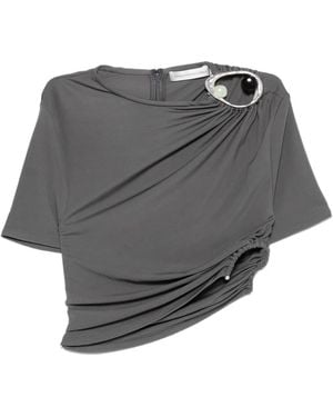 Christopher Esber Drapiertes Top - Grau