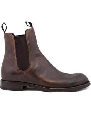 shotof Botas chelsea con lengüeta posterior - Marrón