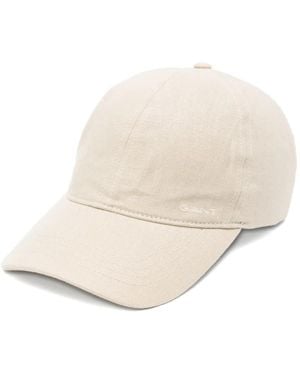 GANT Logo-Embroidered Baseball Cap - Natural