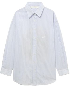 Joshua Sanders Striped Printed Shirt - White