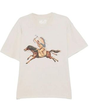 Melt T-Shirt À Imprimé Graphique - White